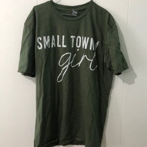 Green Small Town Girl T-Shirt